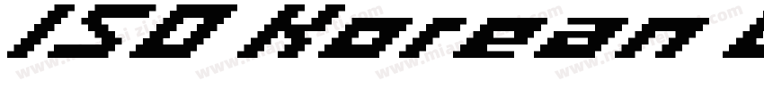 ISO Korean Care Symb字体转换